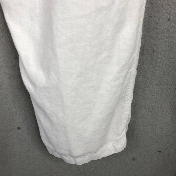 Kim Rogers Pants Womens Extra Large White Linen Blend Lagenlook Boho Beach - Picture 12 of 16